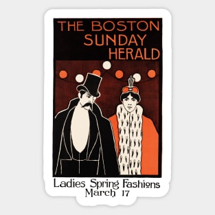 The Boston Sunday herald, Spring fashions Sticker